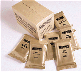 MRE in packages